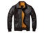 Men's Genuine Leather Jacket Military Pilot Jackets Air Force Flight A2 Jacket Carousel 2