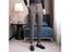 Men Suit Pants Solid Color Slim Fit Office Business Trousers 28-36 Carousel 3