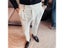 British Style Men Autumn Solid Color Slim Fit Dress Pants Carousel 2