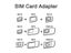 1set Slim SIM Card Holder And Microsd Card Case Storage And Phone Pin Included Carousel 5