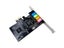 PCI-E 5.1 Sound Card Computer PCIE 5.1 Channel 3D Audio 6 Channels 3D Games Carousel 4