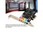 PCI-E 5.1 Sound Card Computer PCIE 5.1 Channel 3D Audio 6 Channels 3D Games Carousel 5