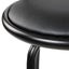 Nz Local Stock-artiss Set of 2 Pu Leather Bar Stools - Black and Steel Carousel 6
