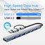 7-USB Port USB Hub 3.0 USB Splitter USB Extender Carousel 4