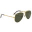 Ray-Ban New Aviator RB3625 919631 - Gold Frame with Green Lens Carousel 5