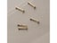GOLDtutu 14K Yellow Gold Small Nose Ring Stud Nose Piercing Jewelry Tiny Bone Carousel 7