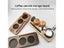 1 Pcs 51mm/58mm Walnut Wood Coffee Tamper Mat Stand Base Rack Espresso Carousel 3