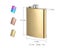 8oz Portable Stainless Steel Hip Flask With Cap Funnel For Travel Drinkware Carousel 8