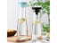 1L/1.5L Large Capacity Clear Glass Water Bottle With Stainless Steel Cap Cold Carousel 3