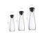 1L/1.5L Large Capacity Clear Glass Water Bottle With Stainless Steel Cap Cold Carousel 7