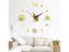3D Wall Clock Acrylic Frameless Wall Clocks DIY Digital Clock Wall Stickers Carousel 6