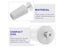 8 Pcs Blinds Window Roller Shutters Stop Stoppers Plastic White Aluminum Alloy Carousel 4