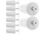 8 Pcs Blinds Window Roller Shutters Stop Stoppers Plastic White Aluminum Alloy Carousel 6
