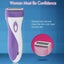 Cordless Epilator Hair Remover Lady Shaver Leg Underarm Hair Trimmer Recharge... Carousel 4