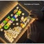 LED Note Board with Colors, Acrylic Dry Erase Board with 7 Pens for Office Home Carousel 7