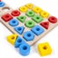 Shape Color Geometric Matching Game Kids Color Sensory Educational Toy Carousel 3