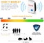 6 Packs Pest Repeller Ultrasonic Electronic Mouse Rat Mosquito Insect Rodent ... Carousel 7