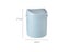 Mini Desktop Bin Small Trash Can Tube With Cover Bedroom Trash Garbage Can Carousel 4