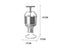 Manual Donut Maker Stainless Steel 2.5L Cake Doughnut Batter Dispenser Donut Carousel 1
