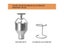 Manual Donut Maker Stainless Steel 2.5L Cake Doughnut Batter Dispenser Donut Carousel 5