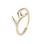 18K Gold Modern Ring with adjustable sizing "Velvet" Carousel 4