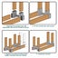 Brand New steel Firewood Storage Rack Fireplace Bracket Kit *Sale NOW* Carousel 10