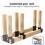Brand New steel Firewood Storage Rack Fireplace Bracket Kit *Sale NOW* Carousel 12