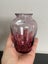 Vintage Royal Brierley hand made art glass plum vase Carousel 10