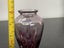 Vintage Royal Brierley hand made art glass plum vase Carousel 12