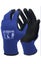 Armour Blue Foam Nitrile Open Back Gloves, General Purpose Gloves, 8 Pairs Carousel 1