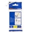 Brother TZeFX221 9mm Flexible Tape Black on White Carousel 1