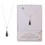 Equilibrium Art Deco Black Kite Necklace Carousel 1
