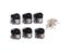 1PCS Home Decor Mechanical Windup Music Box Musical Movement Screws Key Silver Carousel 4