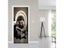 Bathroom Humorous Animal Door Sticker 3D Funny Animal Wallpaper Vinyl Carousel 1