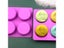4 Grid Silicone Handmade Soap Mold European Pattern 3D Abstract Face Stylel DIY Carousel 3