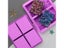 4 Grid Silicone Handmade Soap Mold European Pattern 3D Abstract Face Stylel DIY Carousel 5