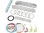 Blank Mirror Badge Button Maker Parts 58MM Badge Press Making Machine Supplies Carousel 1