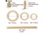 Macrame Cord Natural Cotton Rope Wood Ring Wood Stick For DIY Teether Kit Carousel 1