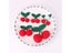 5Pcs 2CM Braid Hand Hook Cherry Hand-knitted Green Leaf Red Cherries Crafts DIY Carousel 3