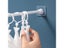 6 Pcs Nail Free Shower Rod Rack Fixing Seats For Curtain Rod Carousel 4