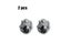 2pcs Universal Zinc Alloy Wardrobe Shower Curtain Rod Bracket Holder Bathroom Carousel 6