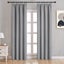 Thermal Insulated Total Blackout Curtains Drapes Pinch Pleats Grey Small -TSP11 Carousel 1