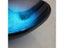 SINLAKU Bathroom Basin Set Blue Tempered Glass Basin Deck Mounted Vessel Single Carousel 4
