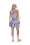 Charlo Alvin Blue Mini Dress Carousel 5