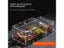 Reptile Terrarium Habitat Breeding Box Acrylic Transparent Reptiles Cage Nano Carousel 6