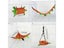 5 Pcs/Set Ropeway Nest Forest Hamster Hammock Soft Toys Leaf Tunnel Toy Hanging Carousel 6