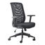 Mondo Gene Mesh Back Ergonomic Chair, Black Mesh Backing, Black Seat Carousel 1