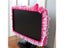 Lace Fabric Computer Frame Cover Monitor Screen Dust Cover With Elastic Pen Carousel 6