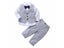 Baby Boys Spring Autumn Formal Suit 4PCS British Wind Tie Shirt Vest Pants Carousel 2