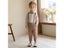 5-Piece Children's Khaki Striped Suit Set For Boy's Party Costume Carousel 1